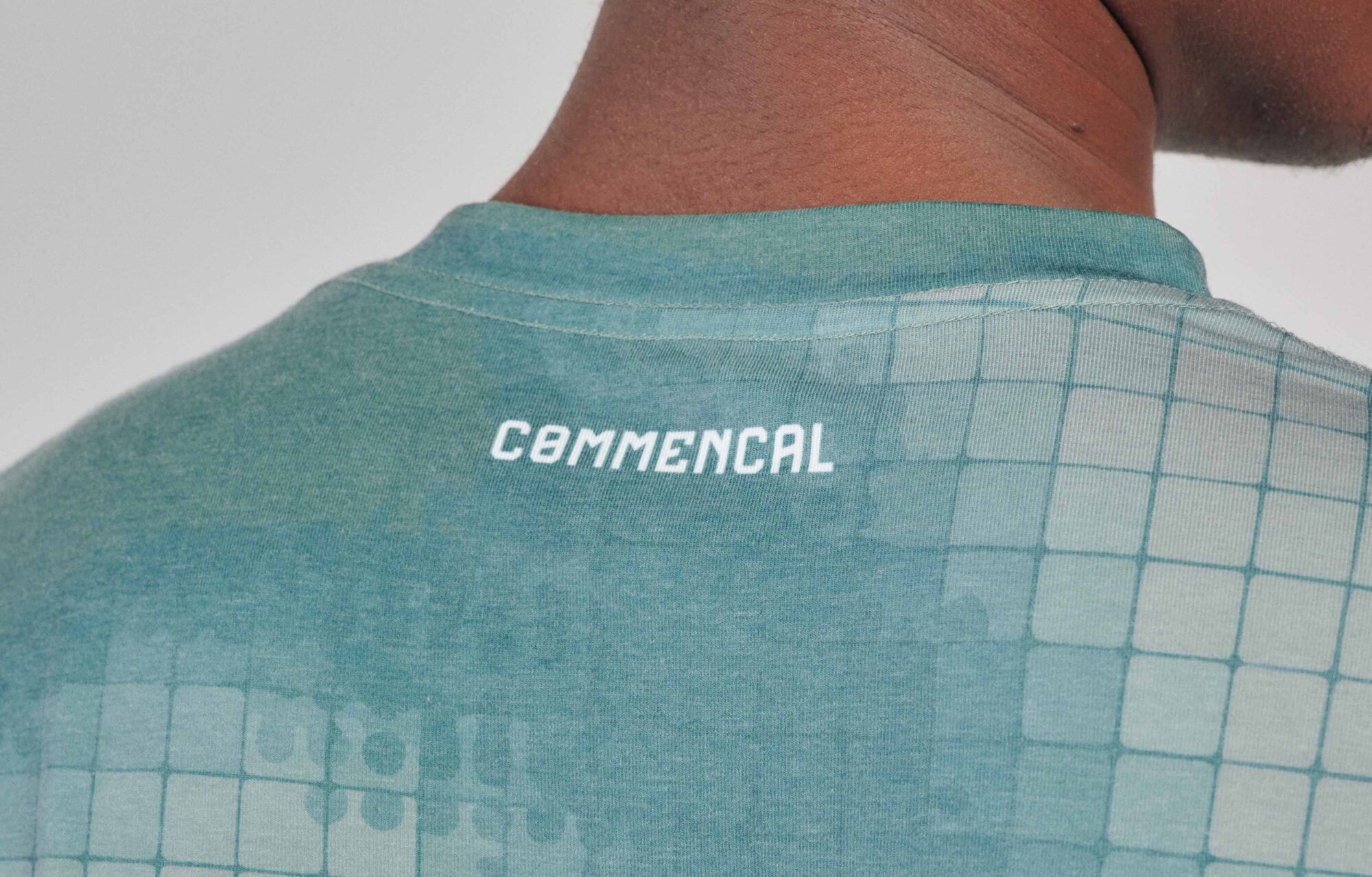 COMMENCAL SOFTECH SHORT SLEEVE JERSEY CAMO GRID GREEN image number 4