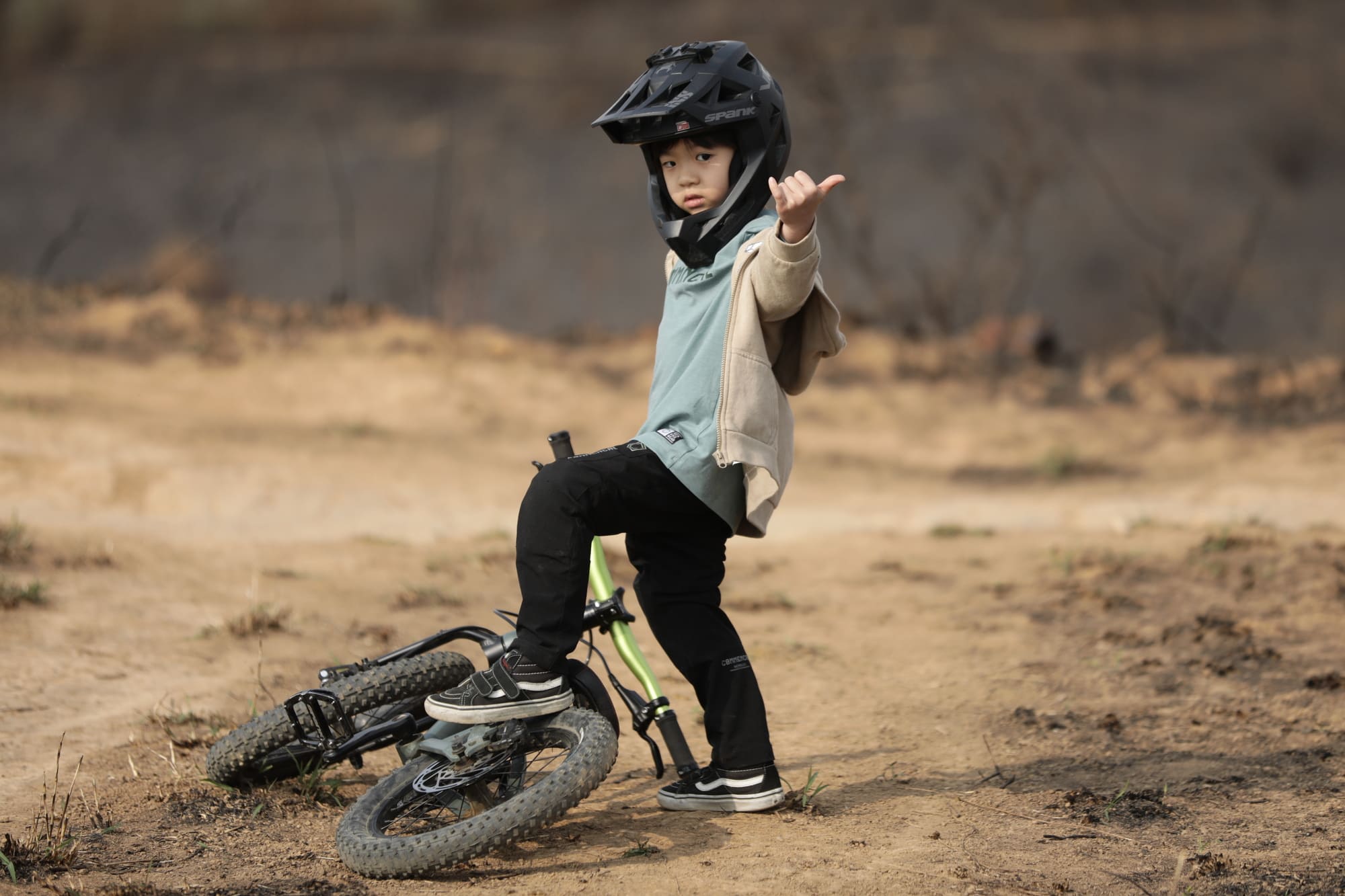COMMENCAL KIDS PANTS BLACK image number 3