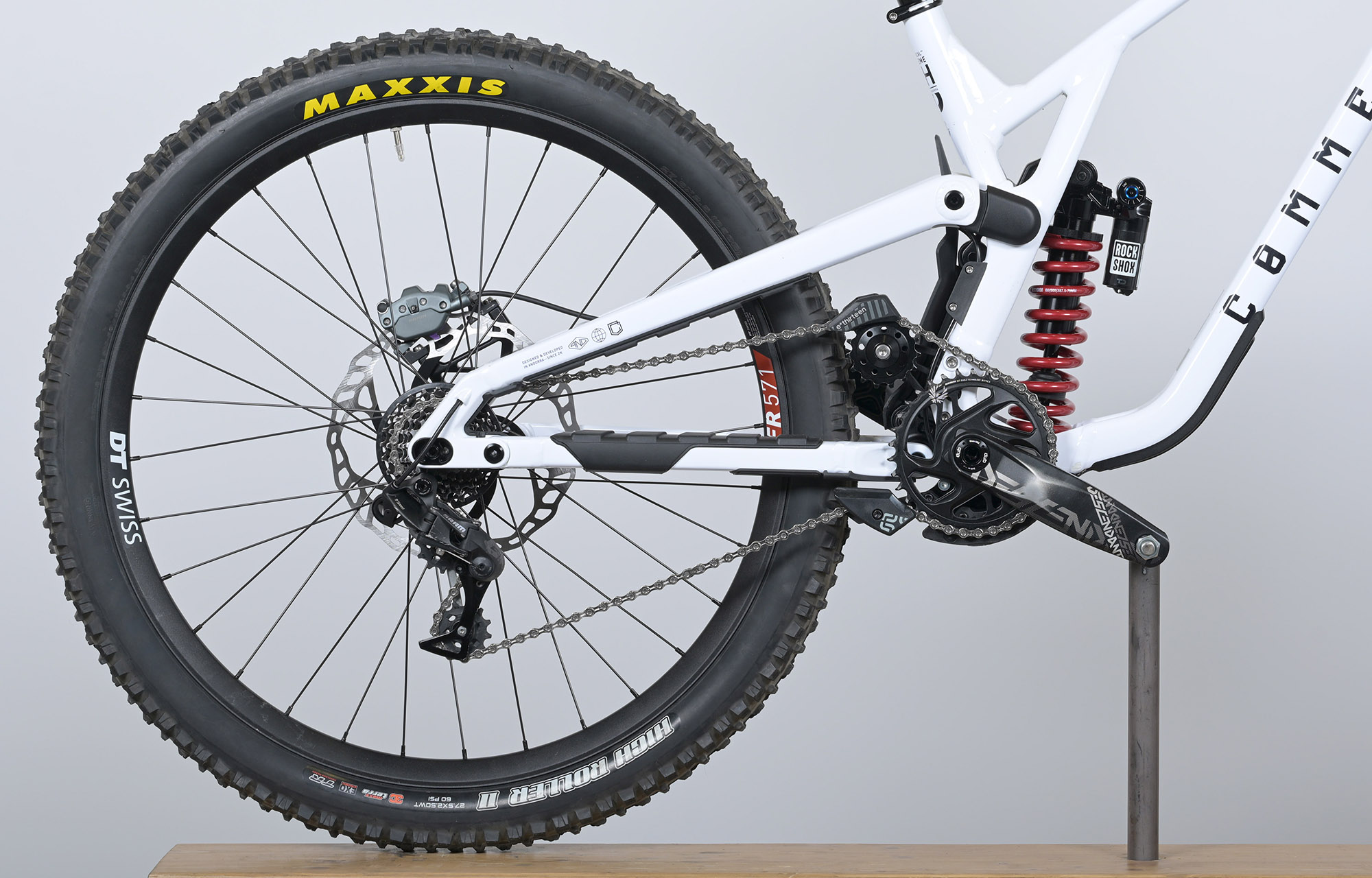 COMMENCAL SUPREME DH V5 ROCKSHOX PURE WHITE - L (24157103) image cover number large 0
