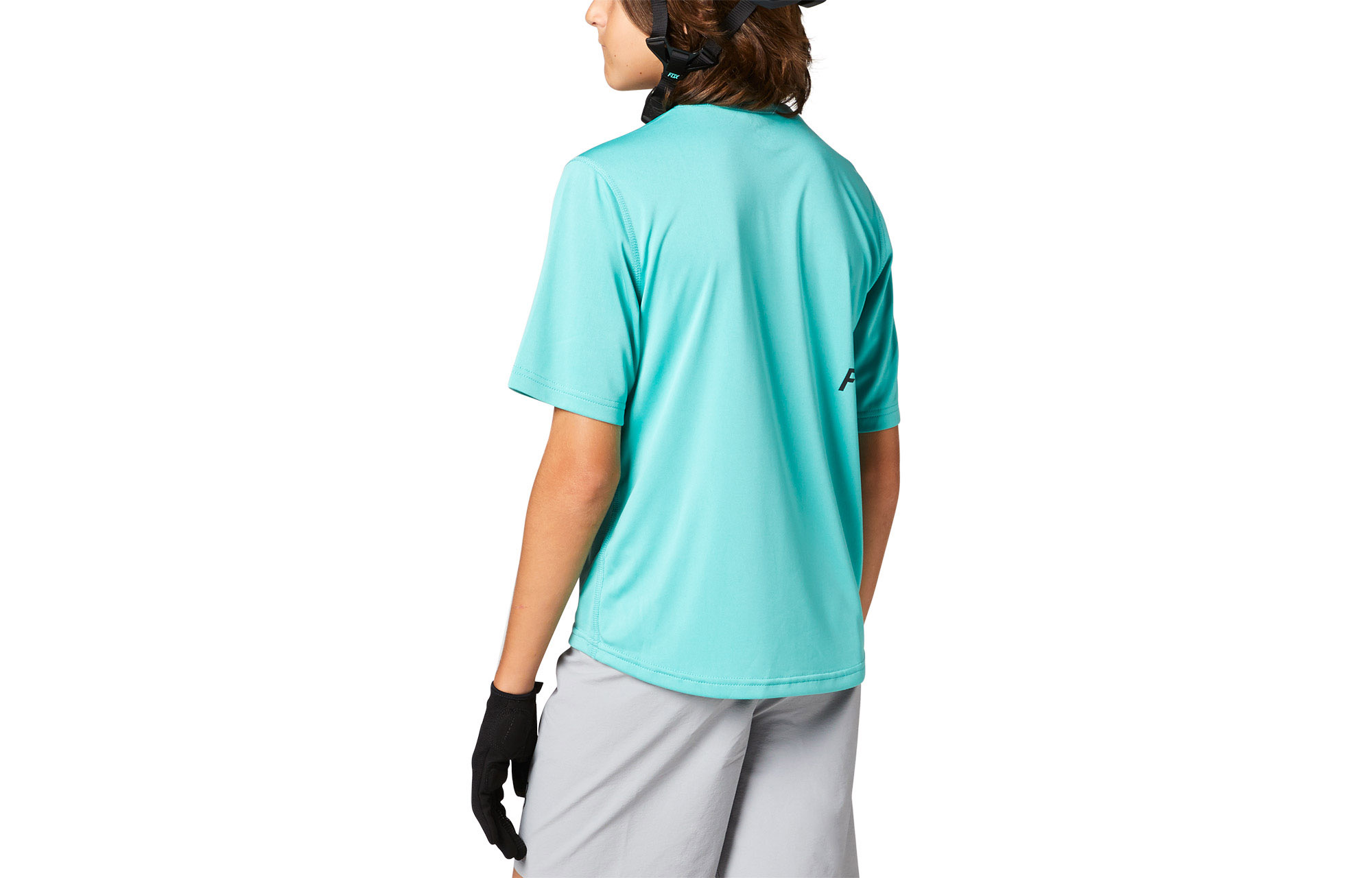 MAILLOT MANCHES COURTES KIDS FOX RANGER TEAL image number 0